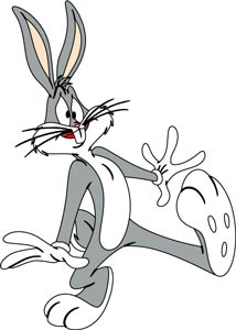 Bugs Bunny vector cliparts