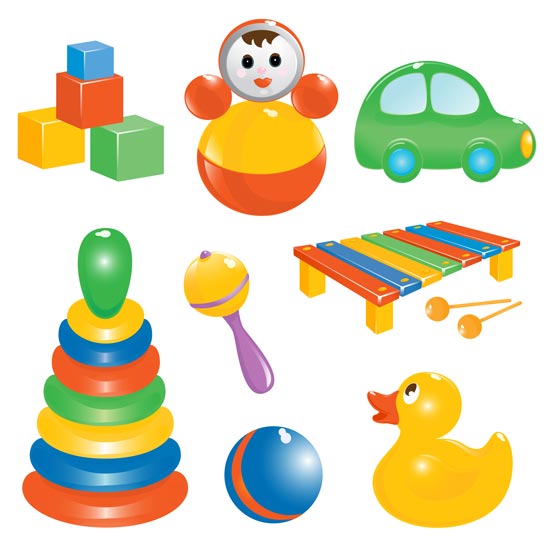 Children Toys Vectors