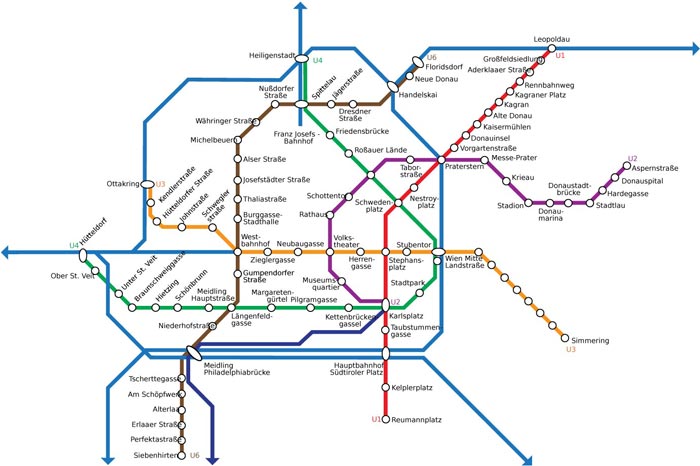Subway maps of european cities vectors